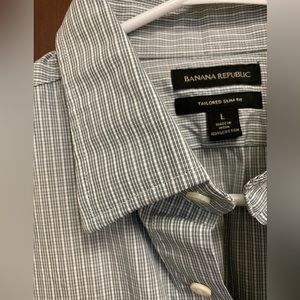 Banana Republic premium poplin dress shirt
